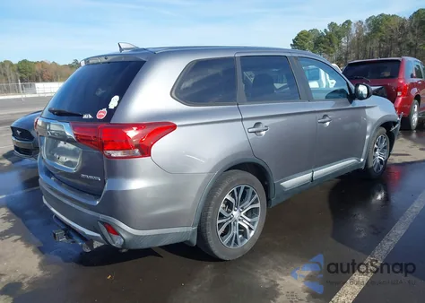 2018 Mitsubishi Outlander Es z USA, uszkodzony, nr VIN JA4AD2A36JZ016904